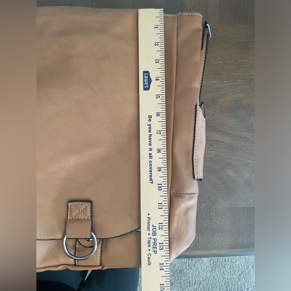 Vino Two Bottles Wine Tote Messenger Carrier (Brown) -NWOT - Picture 5 of 5